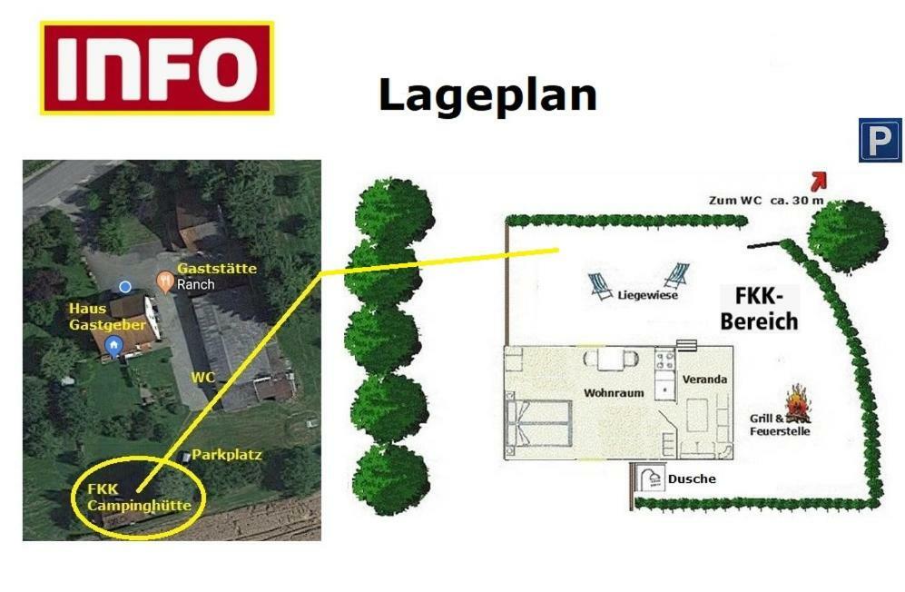 Hotel Campinghutte Mit Fkk Moglichkeit Meckenbeuren Zewnętrze zdjęcie